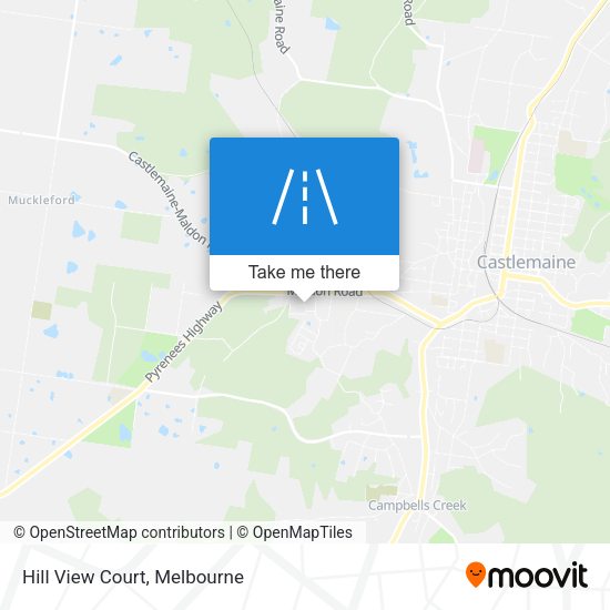 Hill View Court map