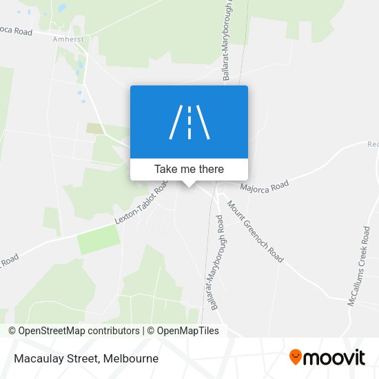 Macaulay Street map