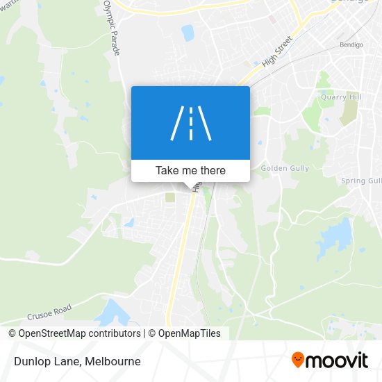 Dunlop Lane map