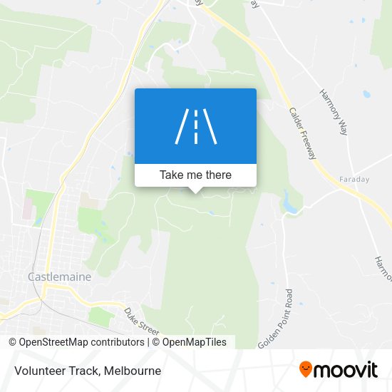 Volunteer Track map