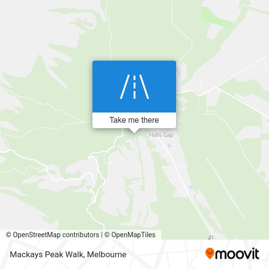 Mackays Peak Walk map