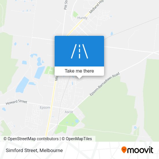 Simford Street map