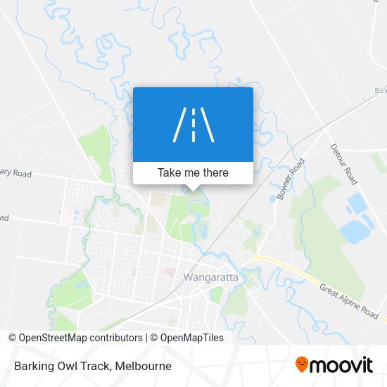 Barking Owl Track map
