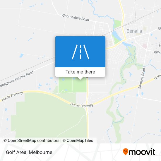 Golf Area map
