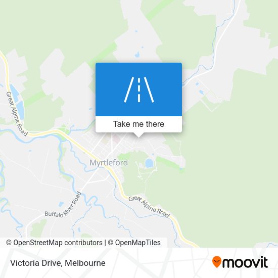Victoria Drive map