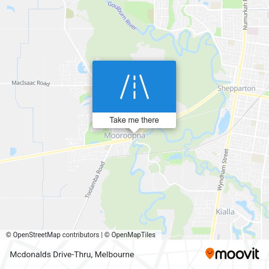 Mcdonalds Drive-Thru map