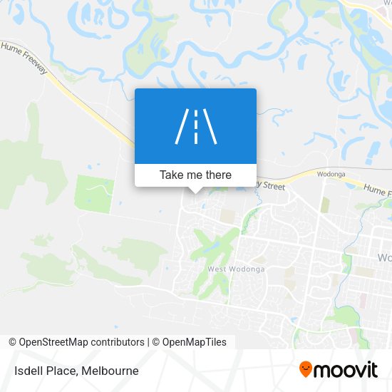 Isdell Place map