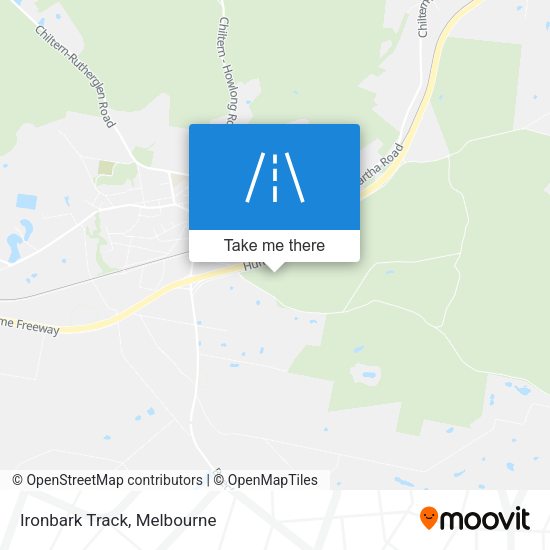 Ironbark Track map