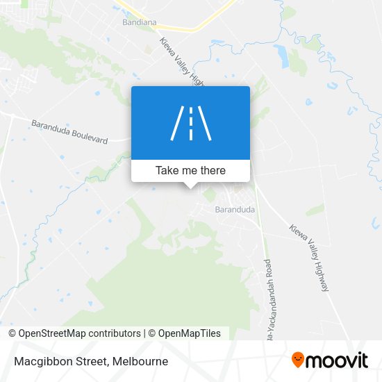 Macgibbon Street map