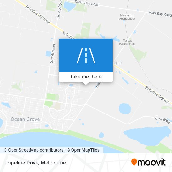 Pipeline Drive map
