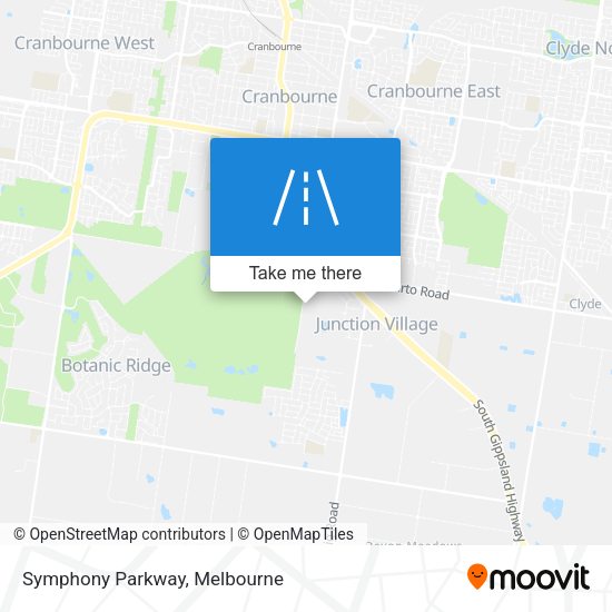 Symphony Parkway map
