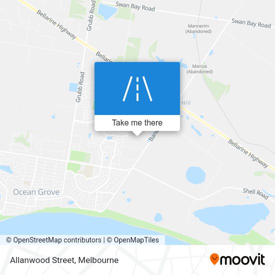 Allanwood Street map