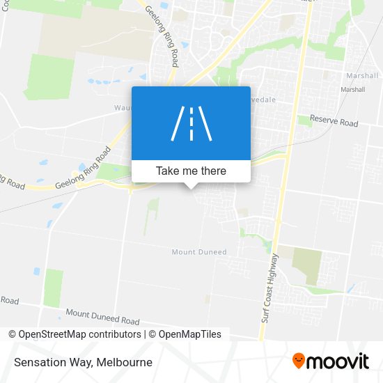 Sensation Way map