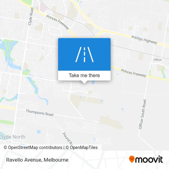 Ravello Avenue map