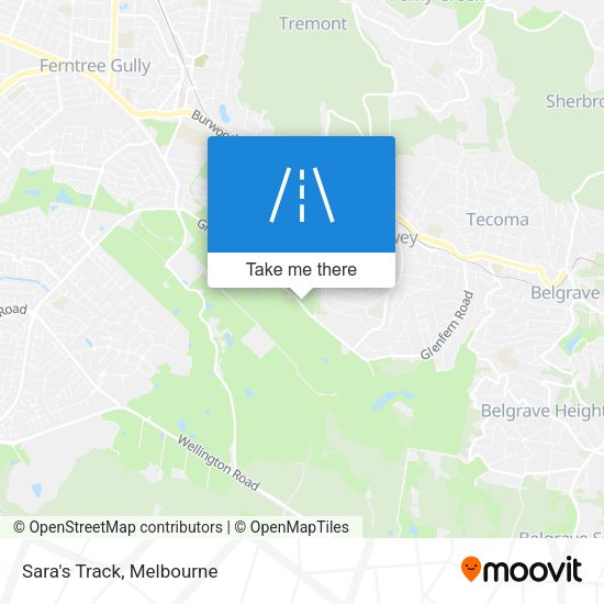 Sara's Track map