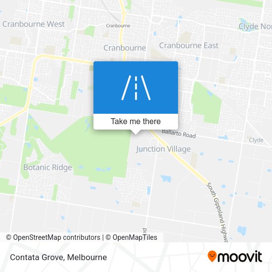 Contata Grove map