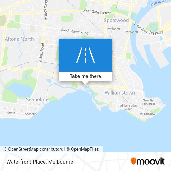 Waterfront Place map