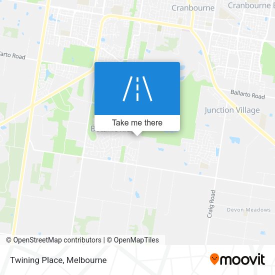 Twining Place map