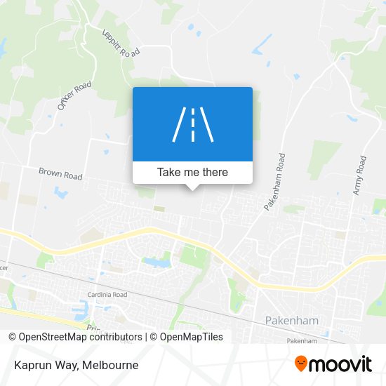 Kaprun Way map