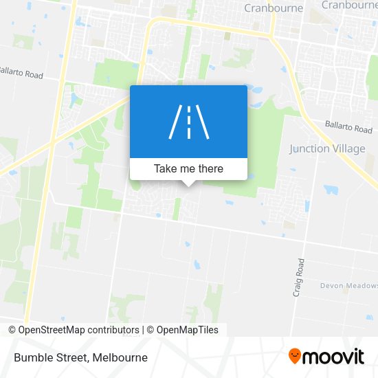 Bumble Street map