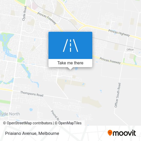 Priaiano Avenue map