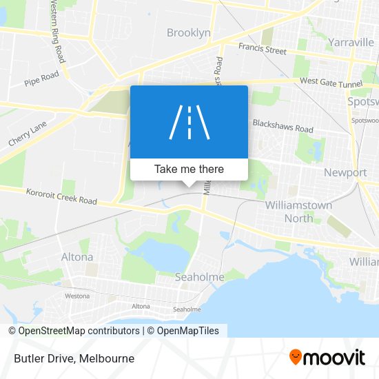 Butler Drive map