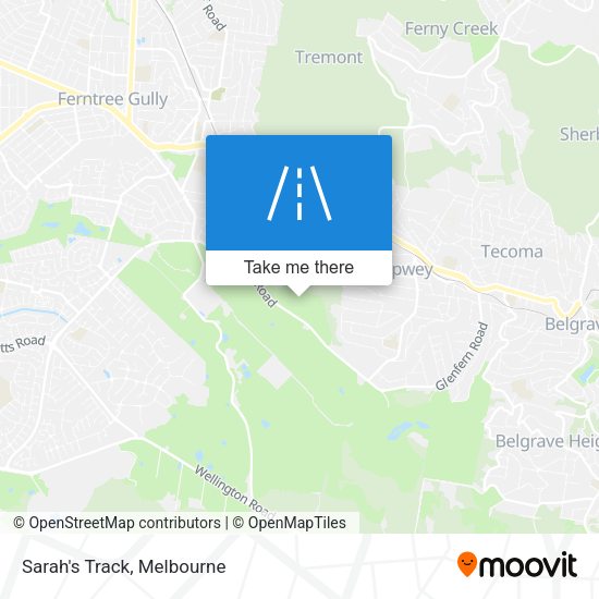 Sarah's Track map