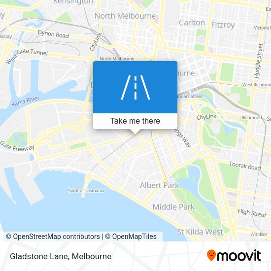 Gladstone Lane map