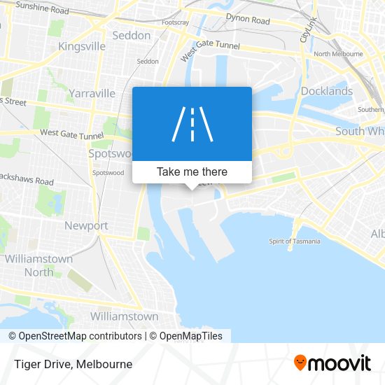 Tiger Drive map