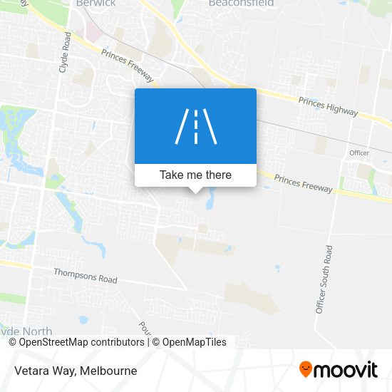 Vetara Way map