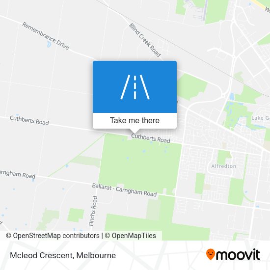 Mcleod Crescent map