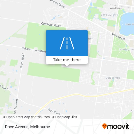Dove Avenue map