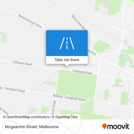 Mcgeachin Street map