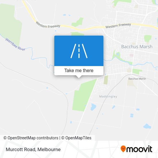Murcott Road map