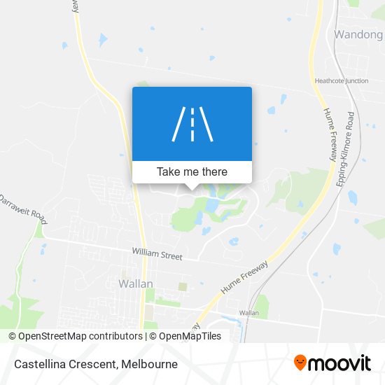 Castellina Crescent map