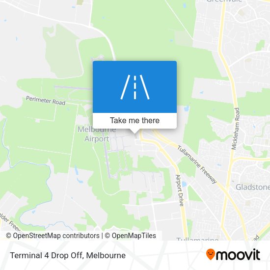 Terminal 4 Drop Off map