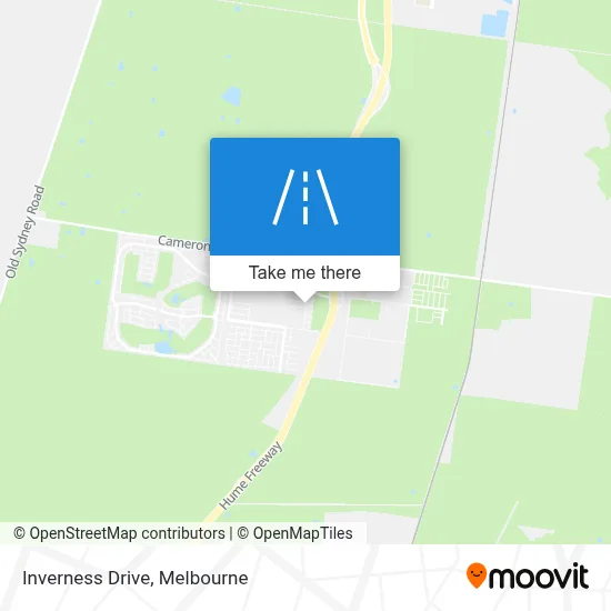 Mapa Inverness Drive
