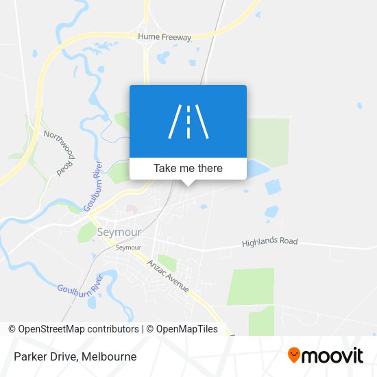 Parker Drive map