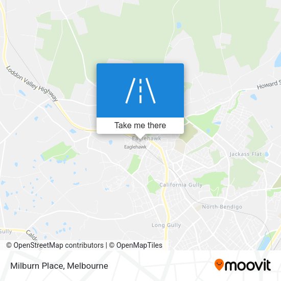 Milburn Place map