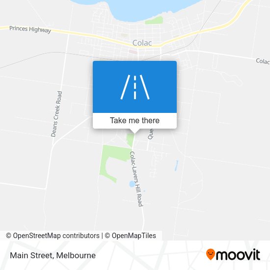 Main Street map