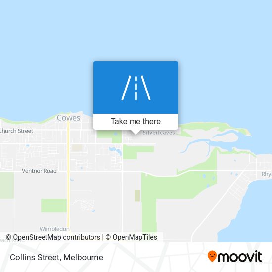 Collins Street map