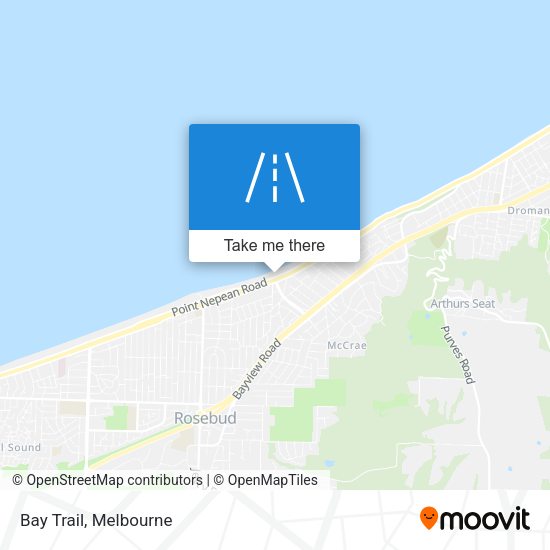 Bay Trail map