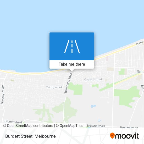 Burdett Street map