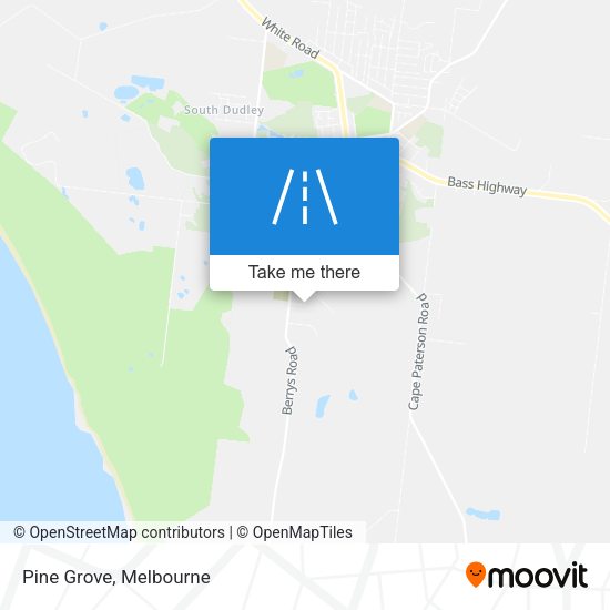 Pine Grove map