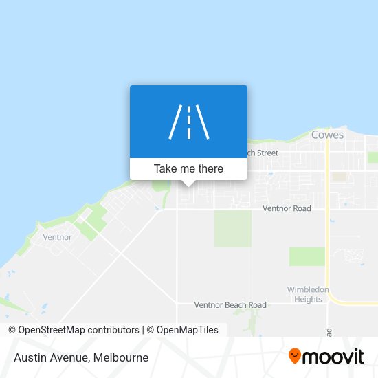 Austin Avenue map