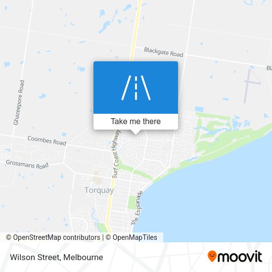 Wilson Street map