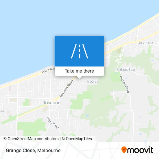 Grange Close map