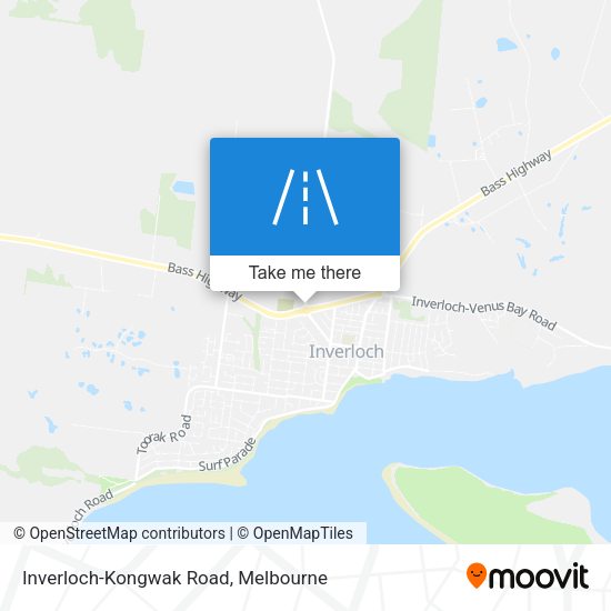 Inverloch-Kongwak Road map