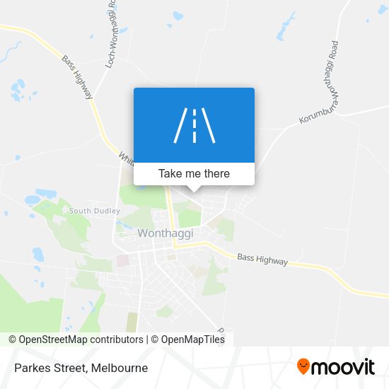 Parkes Street map