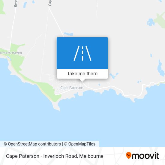 Cape Paterson - Inverloch Road map
